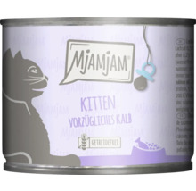 Mjamjam Kitten Nassfutter mit Kalb in Dose