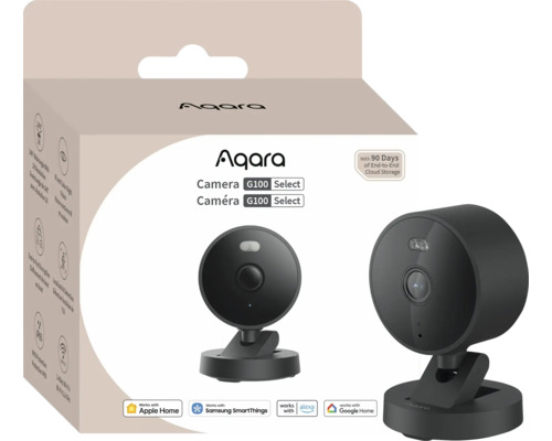 Aqara Außenkamera 2K G100 schwarz Aqara G100 Select Kamera mit Verpackung