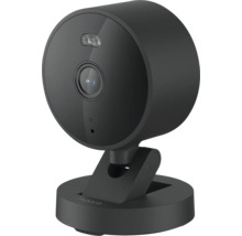 Schwarze Überwachungskamera mit Standfuß