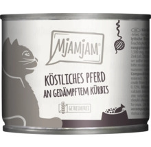 Mjamjam Katzenfutter Pferd mit Kürbis in Dose