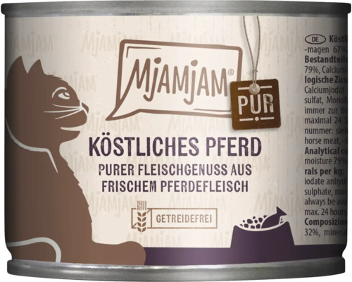 Mjamjam Katzenfutter mit Pferdefleisch in Dose
