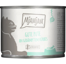 Mjamjam Katzenfutter Gute Pute an gedämpftem Kürbis in Dose