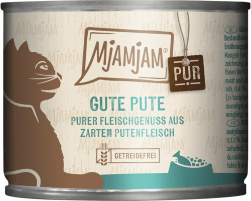 Mjamjam Katzenfutter Dose mit Truthahn