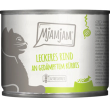 Mjamjam Katzenfutter mit Rind und Kürbis in Dose