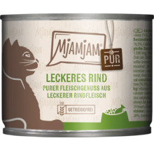 Mjamjam cat food with beef