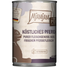 Mjamjam Katzenfutter mit Pferdefleisch in Konservendose