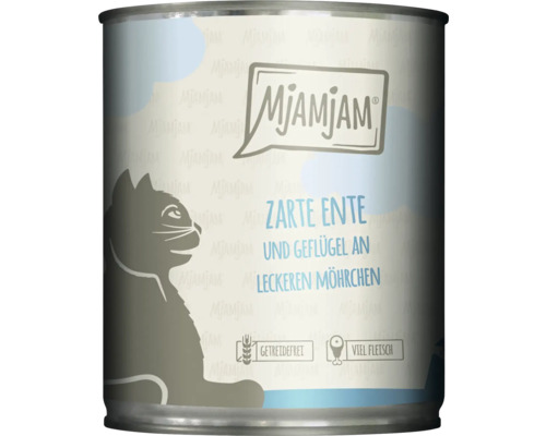 Mjamjam Katzenfutter zarte Ente Dose