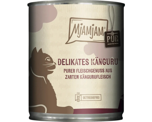 Mjamjam Katzenfutter Delikates Känguru in Dose