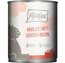 Mjamjam Katzenfutter Mahlzeit mit leckeren Herzen in Dose