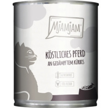 Mjamjam Katzenfutter Pferd mit Kürbis in Dose