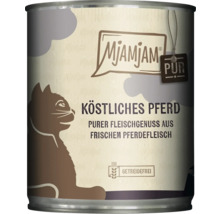 Mjamjam Katzenfutter Pferd in Konservendose