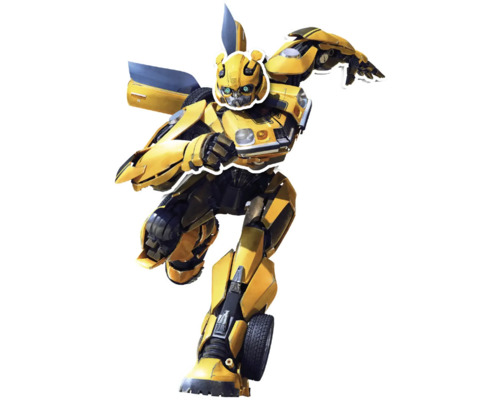 Gelber Transformer Charakter