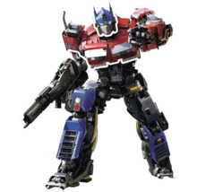 Optimus Prime Figur mit Waffe