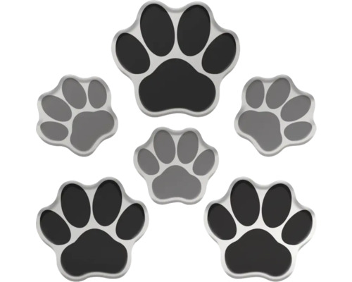 Mehrere Hunde Pfotenabdruck Motive