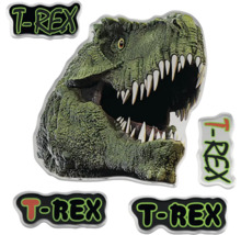 Dekoratives T-Rex-Motiv für Wandgestaltung