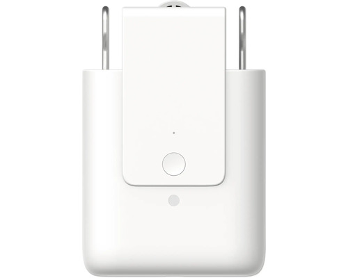 Weißer Steckdosenadapter