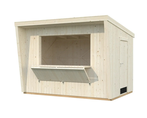 Holz Garten Kiosk mit Fenster und Tür