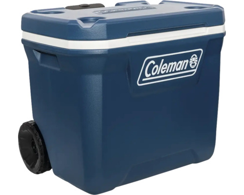 Kühlbox mit Rädern und Coleman Logo