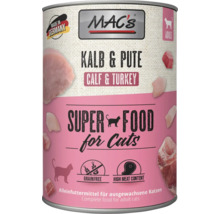 MAC's Katzenfutter Kalb und Pute für ausgewachsene Katzen in Konservendose
