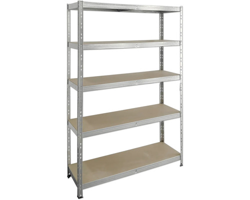 Metallregal mit fünf Regalböden für Lagerung