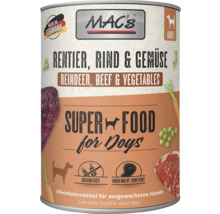 MAC's Hundefutterdose mit Rentier, Rind und Gemüse für ausgewachsene Hunde