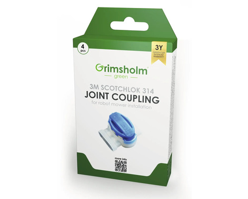 Grimsholm 3M Scotchlok 314 Verbinderpackung zur Installation von Mährobotern, Packung mit vier Stück