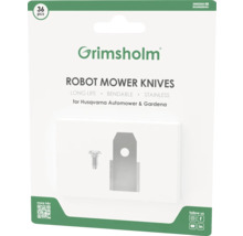 Grimsholm Robotermäher Messer, 36 Stück, für Husqvarna Automower und Gardena