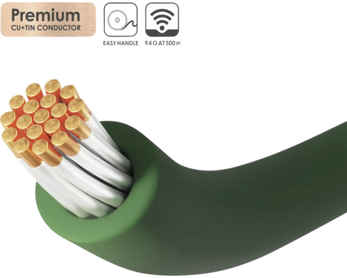 Elektrokabel mit Kupfer-Zinn-Leiter und einfacher Handhabung
