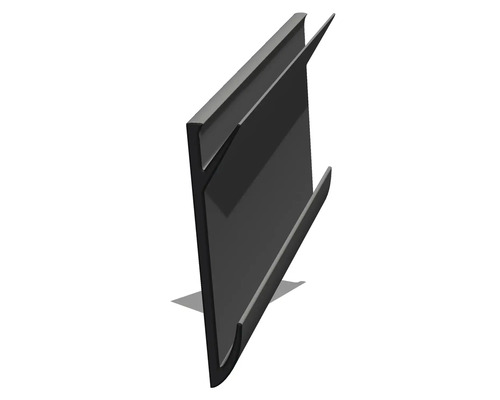 Graskante für Mähroboter 5x 1m H-Profil aus Metall