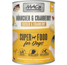 Mac's Hühnchen und Cranberry Hundefutterdose für ausgewachsene Hunde