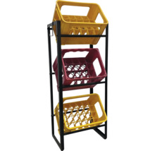 Getränkekistenregal mit drei Ebenen