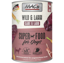 Mac's Hundefutter Wild und Lamm für ausgewachsene Hunde