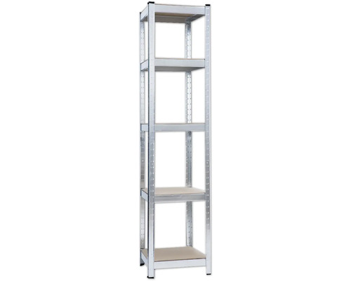 Metallregal mit fünf Regalböden
