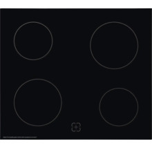 Glaskeramikkochfeld mit vier Kochzonen