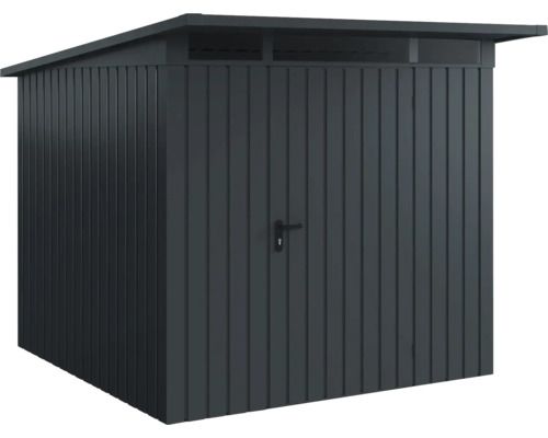 Metall Gerätehaus mit Tür und Lüftung