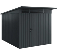 Gartengerätehaus aus Metall mit Tür und Oberlicht