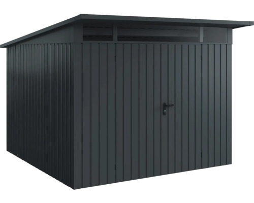 Metall Gerätehaus mit Doppeltür und Oberlicht