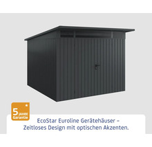 EcoStar Euroline Gerätehaus mit Flachdach