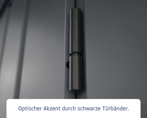 Nahaufnahme eines Türbandes an einer Tür