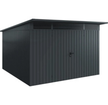 Metall Gerätehaus mit Pultdach und Doppeltür