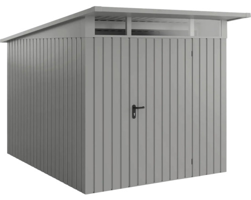 Metall Gerätehaus mit Tür und Oberlicht