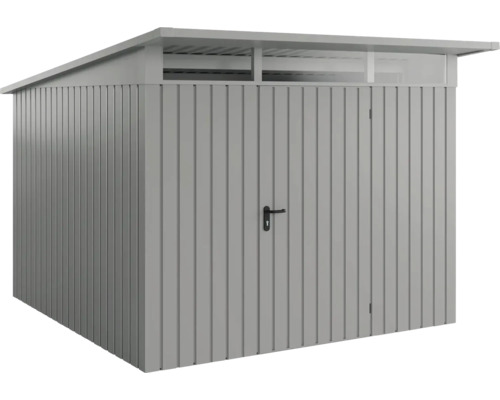 Gartenschrank aus Metall mit Tür