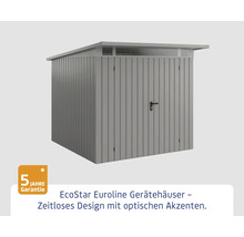 EcoStar Euroline Gerätehaus mit fünf Jahren Garantie