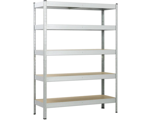 Metallregal mit fünf Ablageflächen