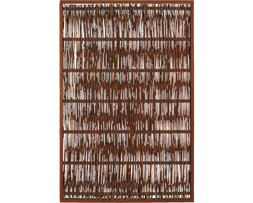 Dekorativer Sichtschutz aus Weide für den Garten