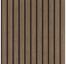 Holzpaneele mit Lattenoptik für Wandgestaltung