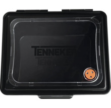 Schwarze Tenneker Aufbewahrungsbox mit transparentem Deckel