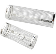 Zwei Edelstahl-Räucherspiralen der Marke Tenneker