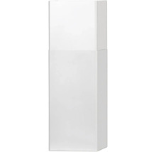 Hohes, rechteckiges und weißes Badezimmermöbel