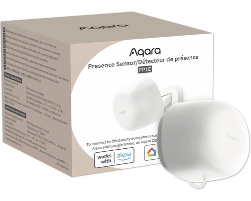 Aqara Presence Sensor FP1E mit Verpackung, kompatibel mit Alexa und Google Home